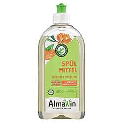 AlmaWin Organik Sıvı Elde Bulaşık Deterjanı  Yalancı İğde özlü  Mandalina Kokulu  500ml