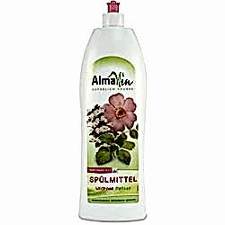 AlmaWin Organik Sıvı Elde Bulaşık Deterjanı  Yabangülü & Melisa  1L