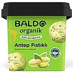 Baldo Organik Antep Fıstıklı Ballı Dondurma 400g