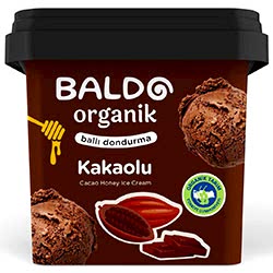 Baldo Organik Kakaolu Ballı Dondurma 400g