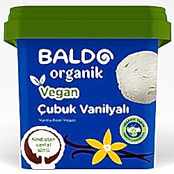 Baldo Organik Vegan Çubuk Vanilyalı Dondurma 400g