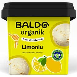 Baldo Organik Limonlu Ballı Dondurma 400g