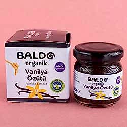 Baldo Organik Vanilya Özütü 40g  Alkolsüz 