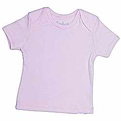 Canboli Organik Bebek Kısa Kollu T-shirt  Açık Pembe  0-3 Ay 