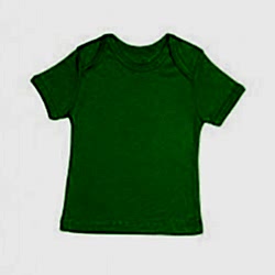 Canboli Organik Bebek Kısa Kollu T-shirt  Yeşil  3-6 Ay 