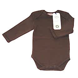 Canboli Organik Bebek Uzun Kollu Body  Kahverengi  0-3 Ay 