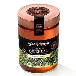 Eğriçayır Organik Çiçek Balı  İç Anadolu  850g