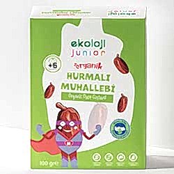 Ekoloji Junior Organik Glütensiz Muhallebi Karışımı  Hurmalı  100g