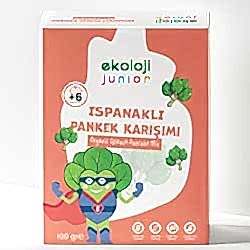 Ekoloji Junior Organik Glütensiz Pankek Karışımı  Ispanaklı  100g
