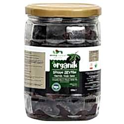 Ekoloji Market Organik Siyah Zeytin  Gemlik Yağlı Sele  390g