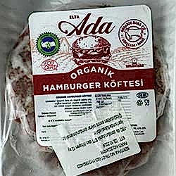 Elta Ada Organik Donuk Hamburger Köftesi  KG 