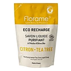 Florame Organik Sıvı Sabun  Limon & Çay Ağacı  Yedek Ambalaj  470ml
