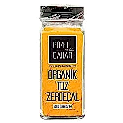 GÜZEL GIDA Organik Toz Zerdeçal 50g