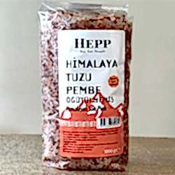 HEPP Pembe Himalaya Tuzu  Öğütülmemiş  1Kg