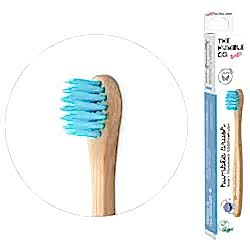 Humble Brush Ekolojik Bambu Bebek Diş Fırçası  Çok Yumuşak  Mavi 