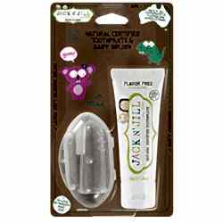 Jack N' Jill Aromasız Doğal Diş Macunu & Silikon Parmak Fırça