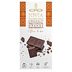 Jovia Organik Bitter Çikolata  Portakallı %80 Kakao  85g