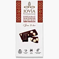 Jovia Organik Bitter Çikolata  Tane Fındıklı %70 Kakao  85g