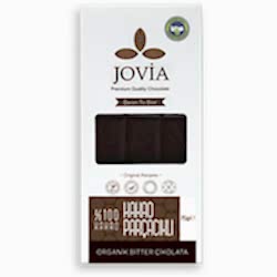 Jovia Organik Bitter Çikolata  Kakao Parçacıklı %100 Kakao  75g