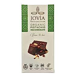 Jovia Organik Sütlü Çikolata  Antep Fıstıklı  85g