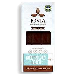 Jovia Organik Sütlü Çikolata  Hindistan Cevizi Rendeli  85g
