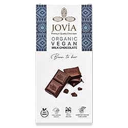Jovia Organik Vegan Çikolata  Hindistan Cevizi Sütlü %60 Kakao  85g