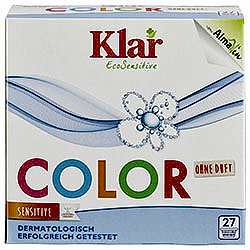 Klar Organik Renkliler için Sabun Cevizi özlü Toz Çamaşır Deterjanı  Kokusuz  1 375Kg