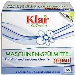 Klar Organik Bulaşık Makinesi Toz Deterjan  Kokusuz  1 375kg