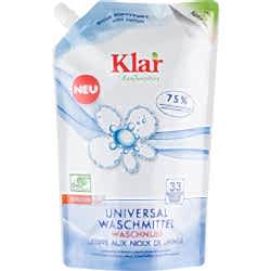 Klar Organik Sabun Cevizi özlü Sıvı Çamaşır Deterjanı  Kokusuz  1 5L Eko-ambalaj