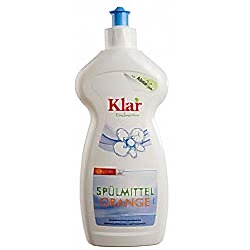 Klar Organik Sıvı Elde Bulaşık Deterjanı  Portakal Kokulu  500ml