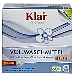 Klar Organik Sabun Cevizi özlü Toz Çamaşır Deterjanı  Kokusuz  1 1kg