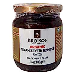Kroisos Organik Siyah Zeytin Ezmesi 180g