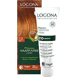 Logona Organik Bitkisel Krem Saç Boyası  210 Bakır Kızılı 
