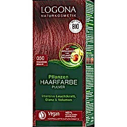 Logona Organik Bitkisel Toz Saç Boyası  050 Maun Kahve 