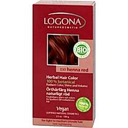 Logona Organik Bitkisel Toz Saç Boyası  Kına Kızılı 