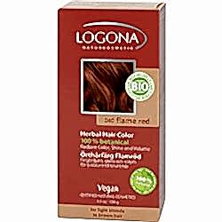 Logona Organik Bitkisel Toz Saç Boyası  Ateş Kızılı 