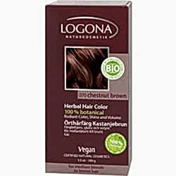 Logona Organik Bitkisel Toz Saç Boyası  Kestane 