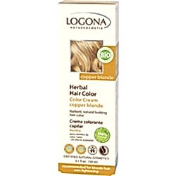 Logona Organik Bitkisel Krem Saç Boyası  Bakır-Sarı 