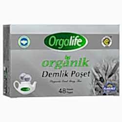 Karali Orgalife Organik Earl Grey  Bergamot Aromalı  Siyah Çay  Demlik Poşet  48 adet