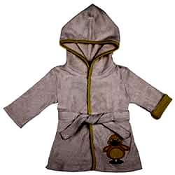 OrganicKid Organik Bornoz  Ekru  Ördek  3 Yaş 