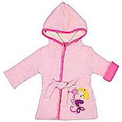 OrganicKid Organik Bornoz  Pembe  Deniz Kızı  3 Yaş 