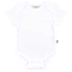 OrganicKid Organik Bebek Kısa Kollu Body  Beyaz  6-9 ay 
