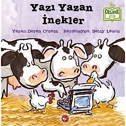 Organik Kitap: Yazı Yazan İnekler  Doreen Cronin 