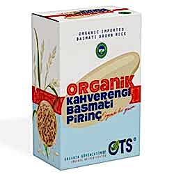 OTS Organik Kahverengi Basmati Pirinç 500g