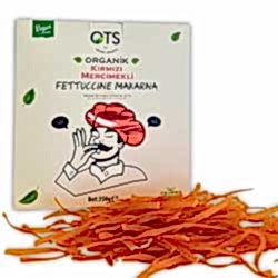 OTS Organik Kırmızı Mercimekli Fettuccini Makarna 350g