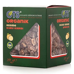 OTS Organik Kuru Kayısı  Kesme  200g