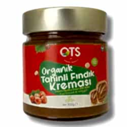 OTS Organik Tahinli Fındık Kreması  %55 Fındık  200g