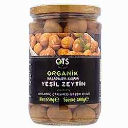 OTS Organik Yeşil Zeytin  Kırma  680g