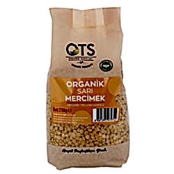 OTS Organik Sarı Mercimek 750g