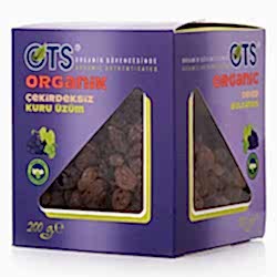OTS Organik Çekirdeksiz Üzüm Kurusu 200g